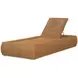 Outdoor Complements Brown Wade Poolside 37" Reclining Chaise