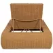 Outdoor Complements Brown Wade Poolside 37" Reclining Chaise