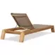 Outdoor Complements Brown Solera Poolside 35" Reclining Chaise