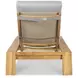 Outdoor Complements Brown Solera Poolside 35" Reclining Chaise