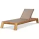 Outdoor Complements Brown Solera Poolside 35" Reclining Chaise
