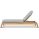 Outdoor Complements Brown Solera Poolside 35" Reclining Chaise