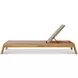 Outdoor Complements Brown Solera Poolside 35" Reclining Chaise