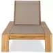Outdoor Complements Brown Solera Poolside 35" Reclining Chaise