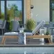 Outdoor Complements Brown Solera Poolside 35" Reclining Chaise
