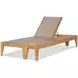 Outdoor Complements Brown Veluna Poolside 25" Reclining Chaise