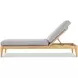 Outdoor Complements Brown Veluna Poolside 25" Reclining Chaise