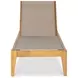 Outdoor Complements Brown Veluna Poolside 25" Reclining Chaise