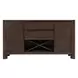 West End Saddle Brown Extendable Rectangular Dining Room Set