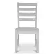Geneva Distressed White Extendable Round Drop Leaf Dining Room Set