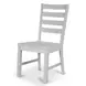 Geneva Distressed White Extendable Round Drop Leaf Dining Room Set