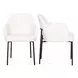 Sydney Cream Upholstered Arm Chair Set of 2