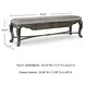 Maylee Gray Bench