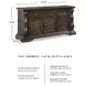 Maylee Dark Brown Buffet