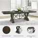 Maylee Dark Brown Extendable Dining Table