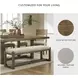 Cabalynn Oatmeal 63" Dining Bench