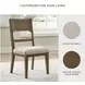 Cabalynn Oatmeal Dining Chair Set of 2