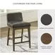 Cabalynn Brown Counter Height Stool Set Of 2