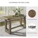 Cabalynn Light Brown Rectangular Counter Height Dining Table