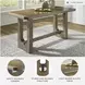 Cabalynn Light Brown Rectangular Counter Height Dining Table