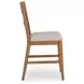 Cabalynn Oatmeal Upholstered Ladder Back Bar Stool Set of 2