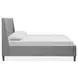 Fernholt Belgian Wheat and Gray King Upholstered Panel Bed