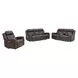 Maveric Bette Coffee 91" Zero Gravity Triple Power Reclining Sofa with Drop Down Table and USB Charging