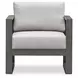 Navarro Outdoor Seating Gray Upholstered Outdoor Lounge Chair