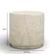 Roxanne Travertine Outdoor Round Side Table