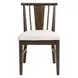 West End Ivory and Saddle Brown Upholstered Spindle Side Chair Set of 2