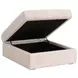 Daley Beige Square Modular Storage Ottoman