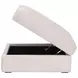 Daley Beige Square Modular Storage Ottoman