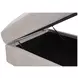 Daley Beige Square Modular Storage Ottoman