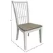 Americana Modern Cotton Spindle Back Dining Chair Set of 2