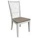 Americana Modern Cotton Spindle Back Dining Chair Set of 2