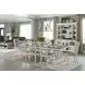 Americana Modern Cotton Spindle Back Dining Chair Set of 2