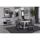 Americana Modern Black Barrel Back Dining Chair Set of 2