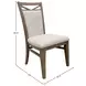 Americana Modern Cotton Upholstered Dining Chair Set of 2