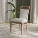 Americana Modern Cotton Upholstered Dining Chair Set of 2