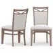 Americana Modern Cotton Upholstered Dining Chair Set of 2