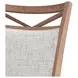 Americana Modern Cotton Upholstered Counter Height Chair Set of 2