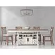 Americana Modern Cotton Upholstered Counter Height Chair Set of 2