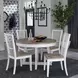 Americana Modern Cotton 48" Round Extendable Dining Table