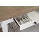Americana Modern Cotton 60" Rectangular Extendable Dining Table