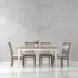 Americana Modern Cotton 60" Rectangular Extendable Dining Table