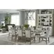 Americana Modern Cotton 88" Trestle Extendable Dining Table