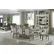 Americana Modern Cotton 88" Trestle Extendable Dining Table