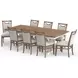 Americana Modern Cotton 88" Trestle Extendable Dining Table