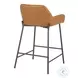 Daniella Camel Counter Height Stool Set Of 2