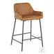 Daniella Camel Counter Height Stool Set Of 2